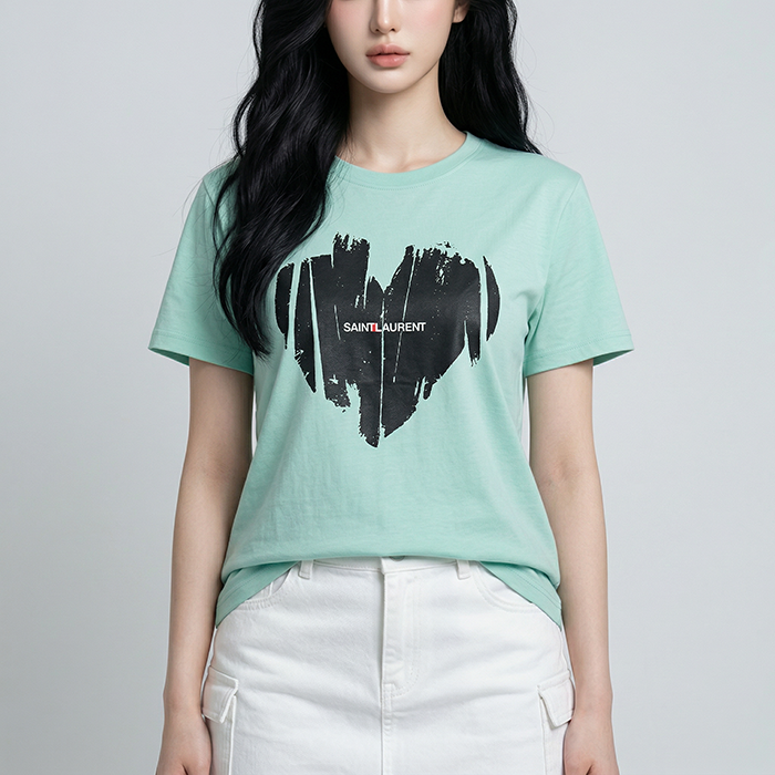 Áo thun nữ LOREN Regular heart A21094
