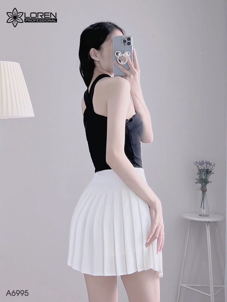 Áo kiểu nữ LOREN bozip chéo cổ A6995