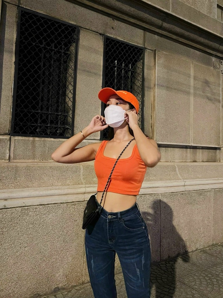Áo nữ LOREN 2 dây croptop A51013
