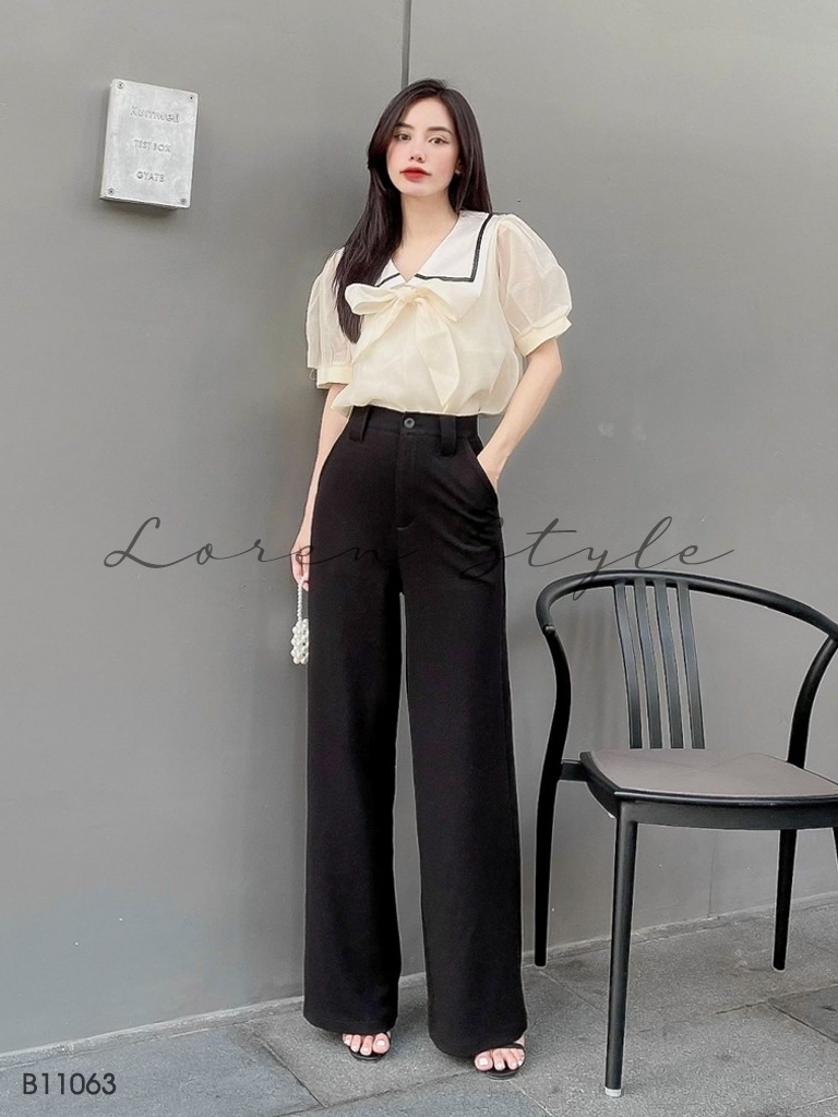 Quần tây nữ LOREN ống rộng B11063