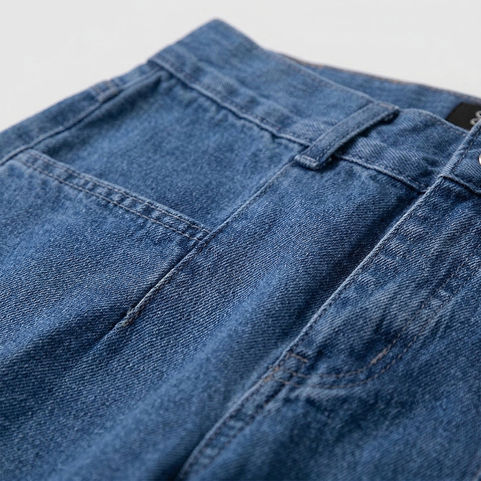 Quần jean baggy LOREN trơn kiểu túi B51038