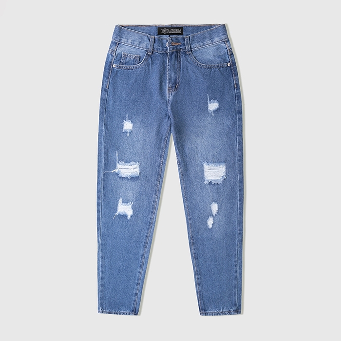 Quần jean baggy LOREN rách B51039