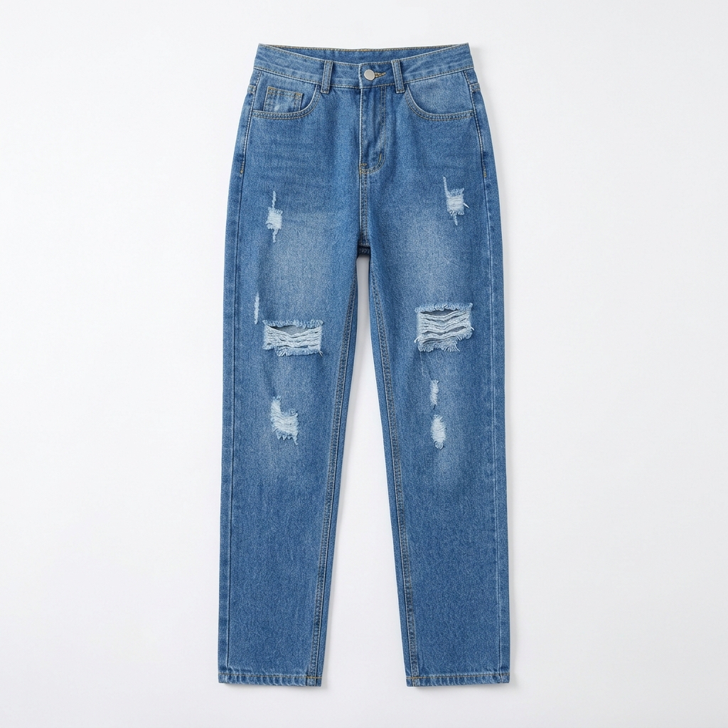Quần jean baggy LOREN rách B51039