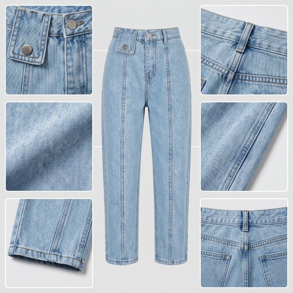 Quần jean baggy nữ LOREN kiểu B51069