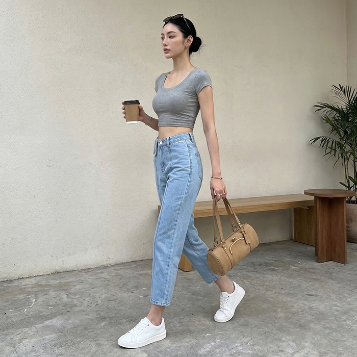 Quần jean baggy nữ LOREN kiểu B51069