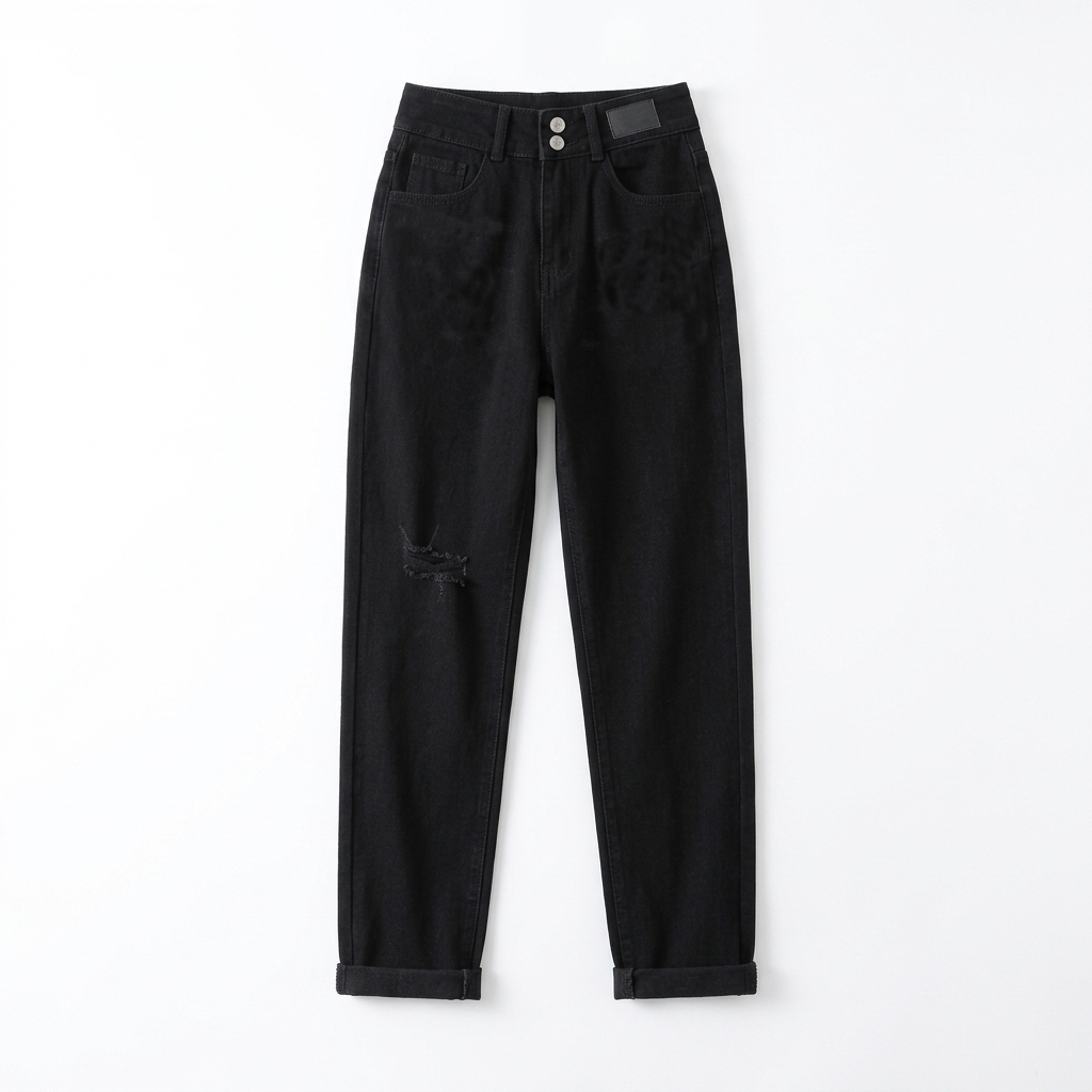 Quần jean baggy nữ LOREN 2 nút  B51106