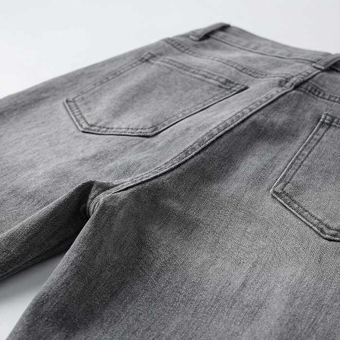 Quần jean baggy nữ LOREN wash rách B51107