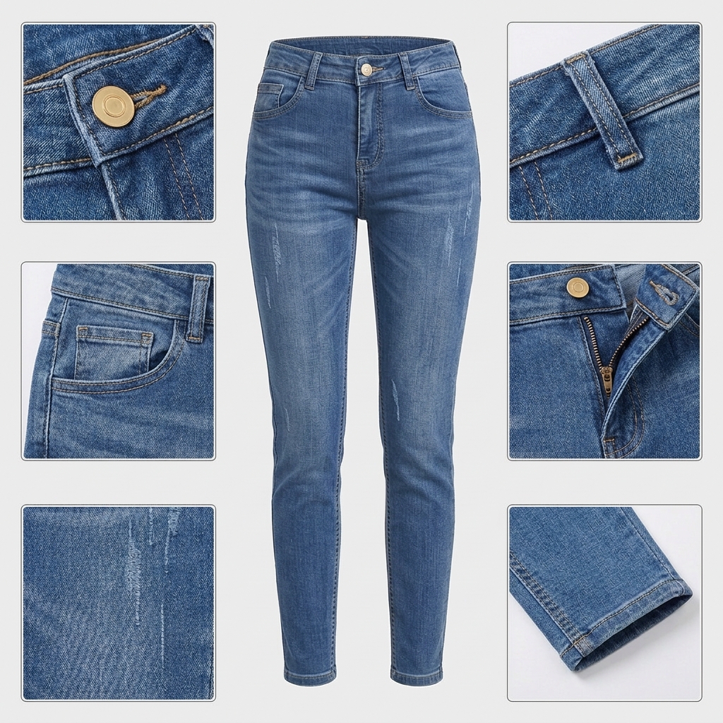 Quần jean nữ LOREN Regular B5990