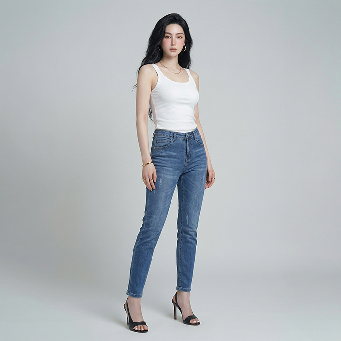 Quần jean nữ LOREN Regular B5990