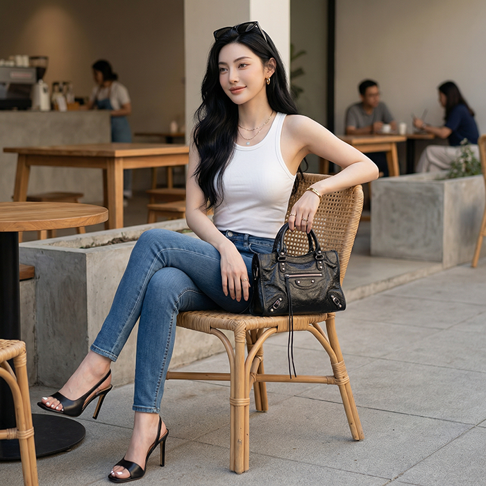 Quần jean nữ LOREN Regular B5990
