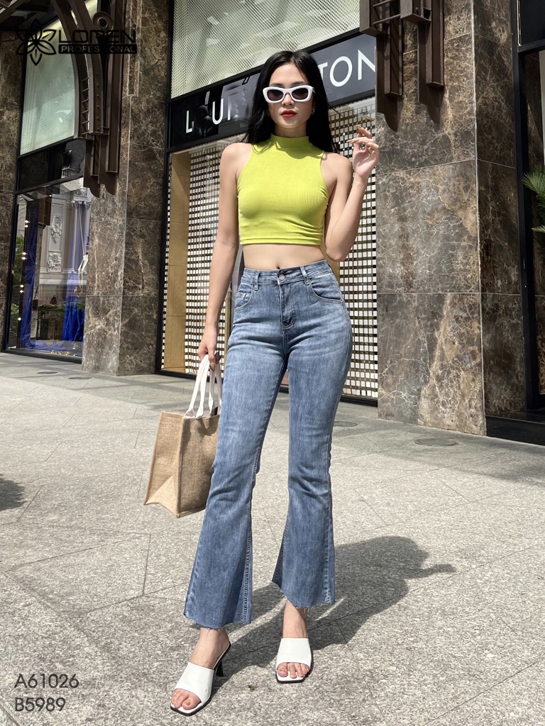 Quần jean nữ LOREN ống bas B5989