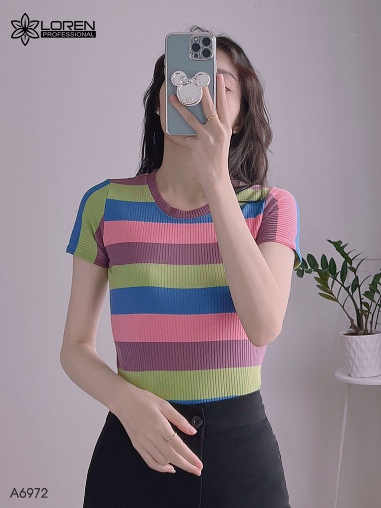 Áo nữ LOREN vạt bầu A6972
