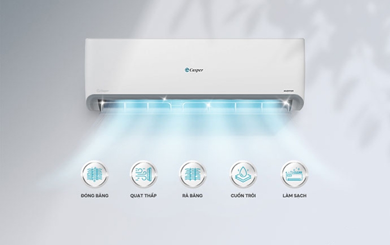 Ngân sách dưới 9 triệu đừng bỏ qua điều hòa Casper giá rẻ 18000 SC-18FB36M