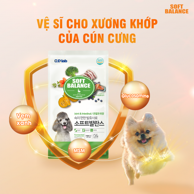 Soft Balance- Thức ăn hạt mềm cho chó mọi lứa tuổi 1.2kg | Gâu Miao Pet House