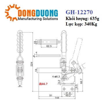 Cam kẹp GH12270