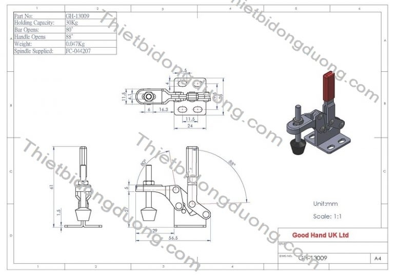 Cam kẹp GH13009