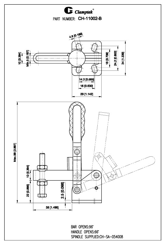 Kẹp định vị CH11002B