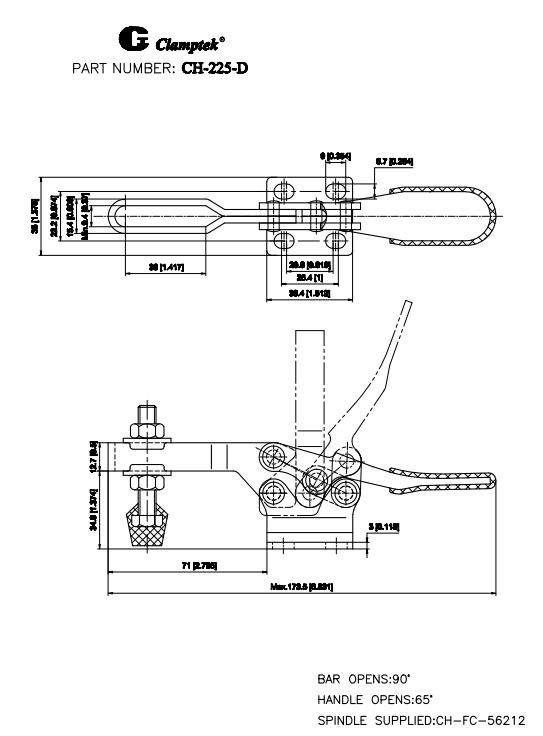 Kẹp định vị CH225D