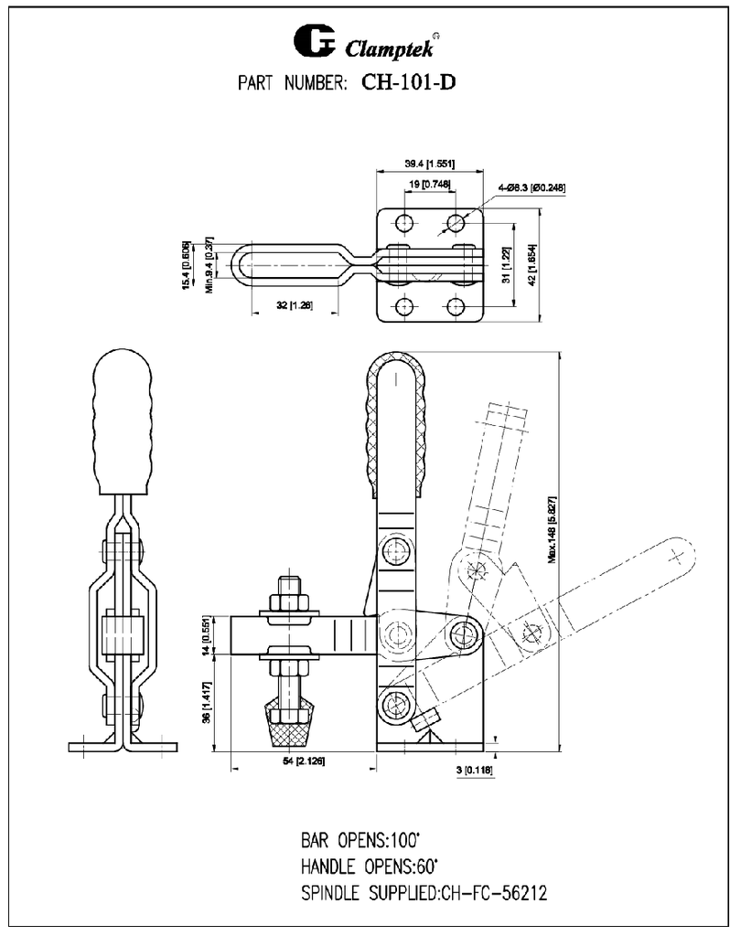 Kẹp định vị CH101D
