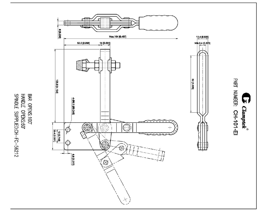 Kẹp định vị CH101EI
