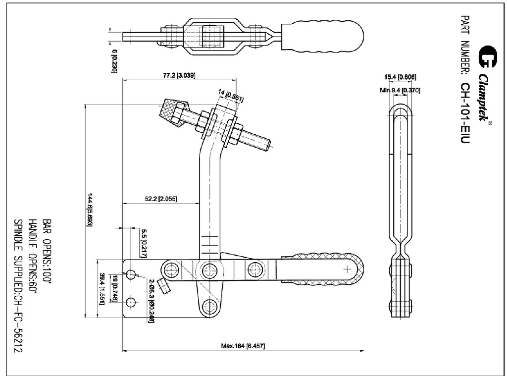 Kẹp định vị CH101EIU