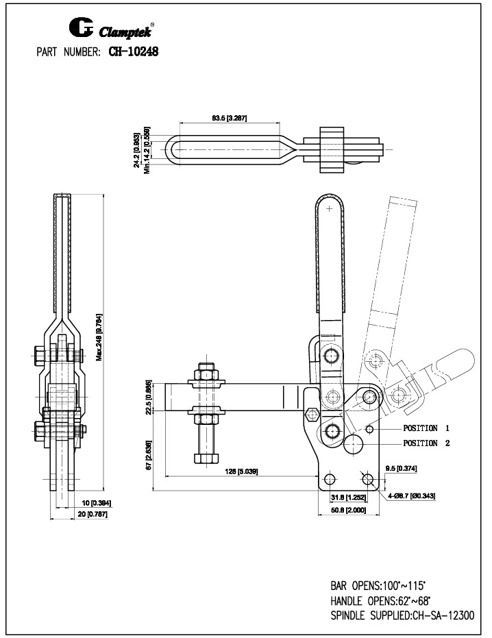 Kẹp định vị CH10248