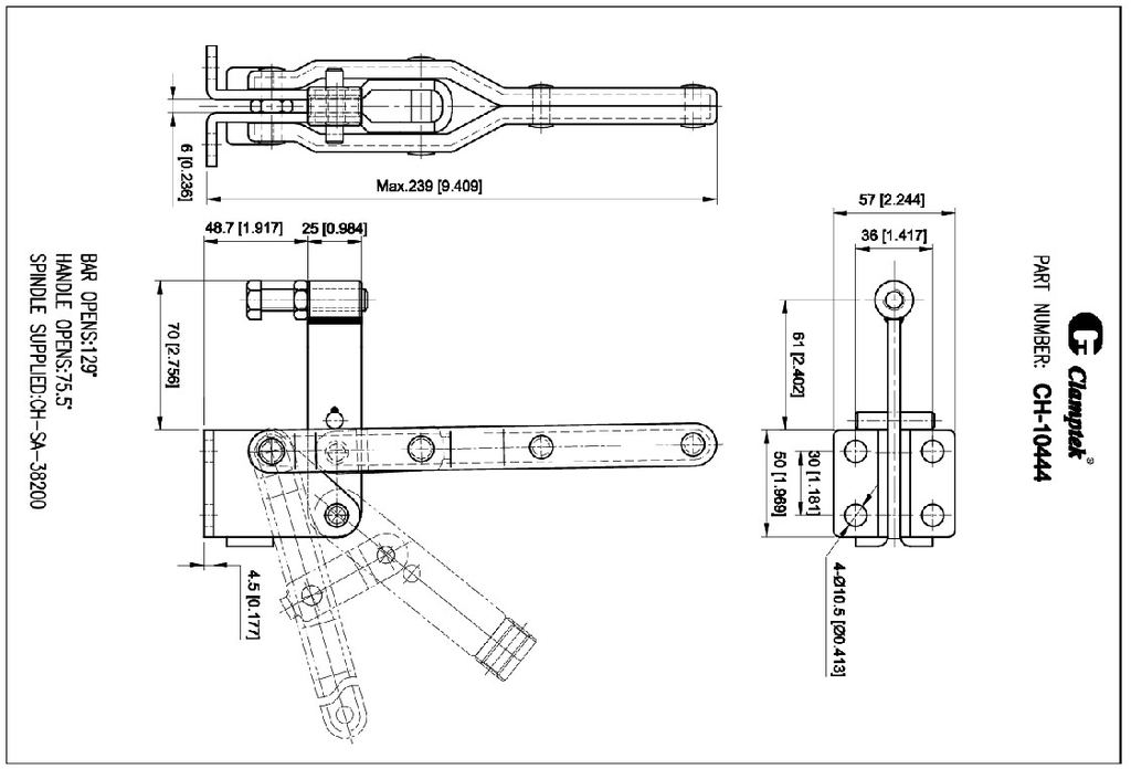 Kẹp định vị CH10444