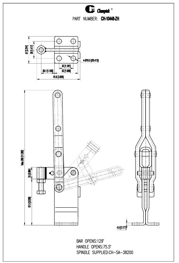 Kẹp định vị CH10448ZH