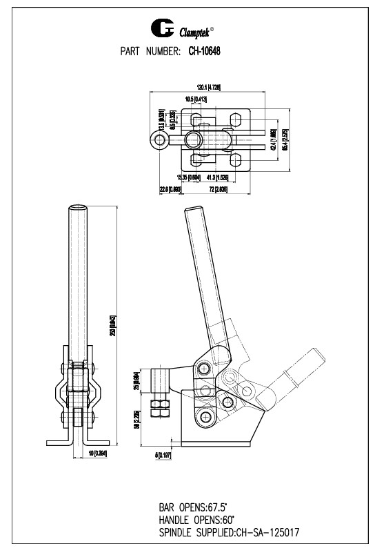 Kẹp định vị CH10648