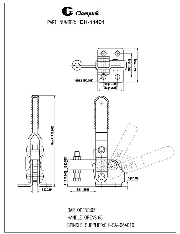 Kẹp định vị CH11401