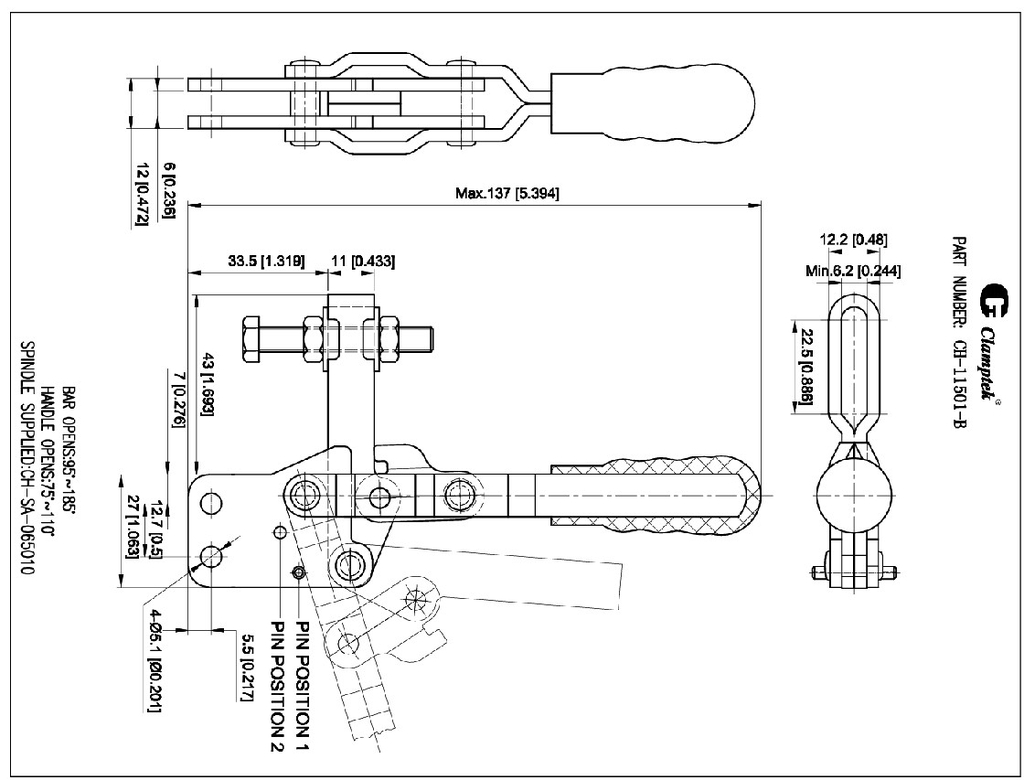 Kẹp định vị CH11501B