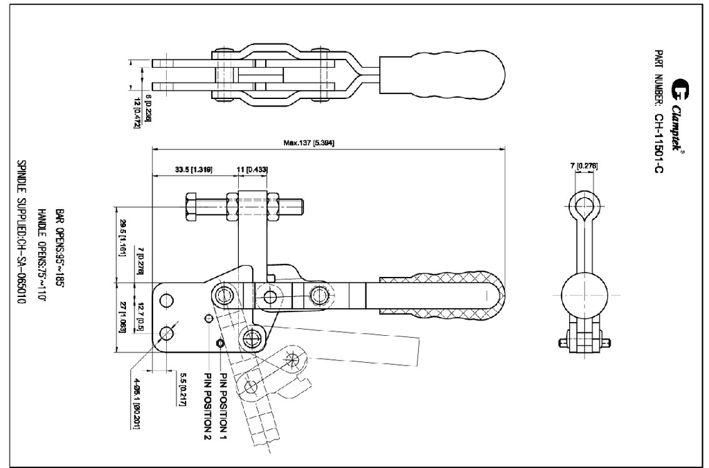 Kẹp định vị CH11501C