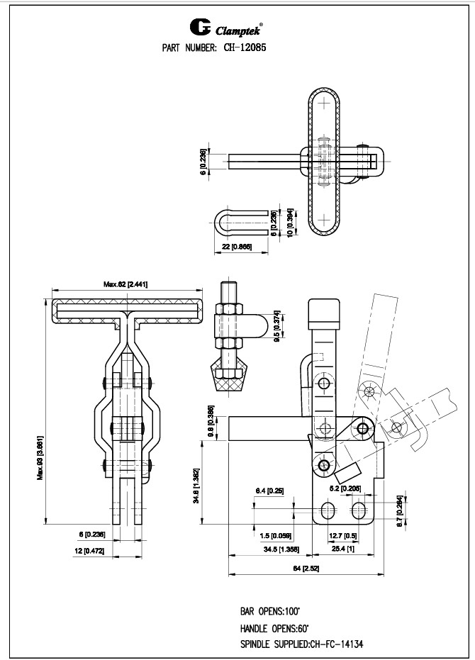 Kẹp định vị CH12085