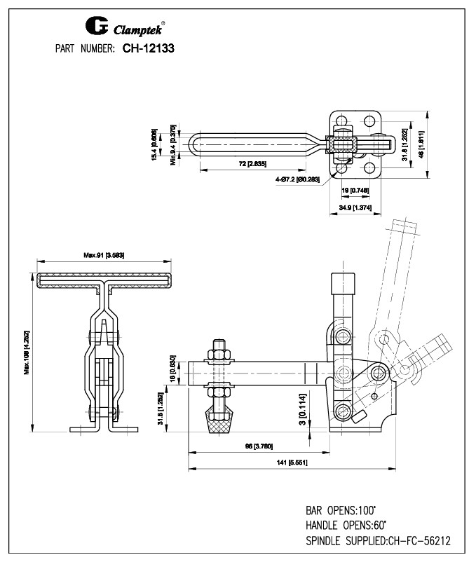 Kẹp định vị CH12133