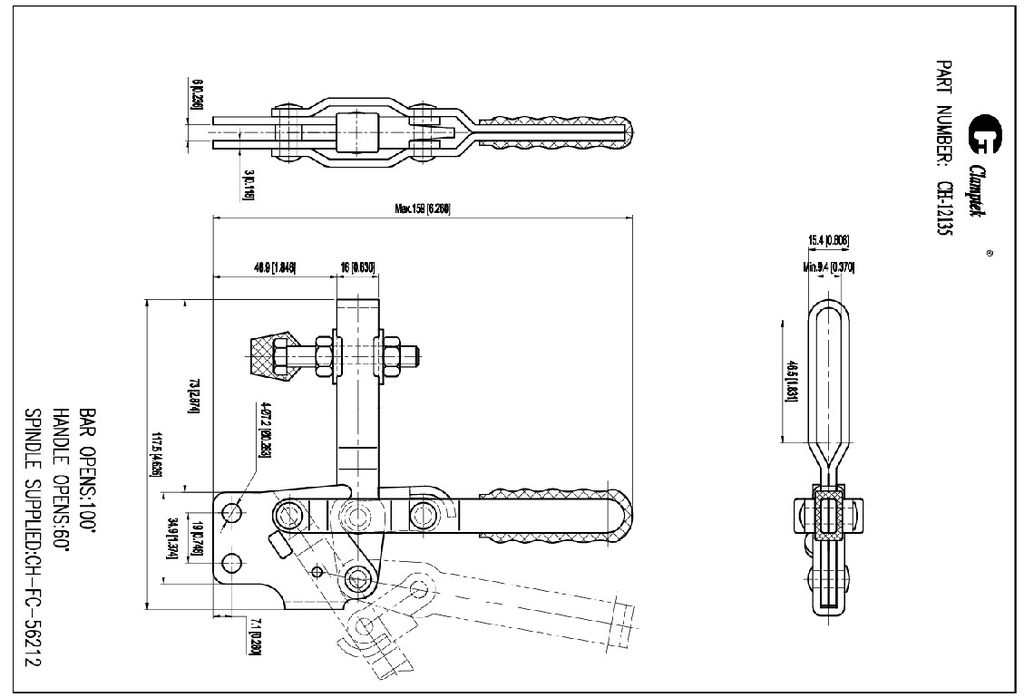 Kẹp định vị CH12135