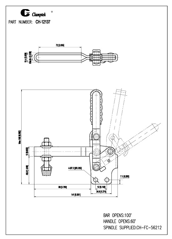Kẹp định vị CH12137