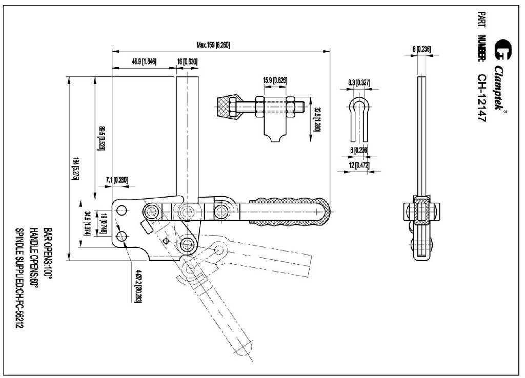Kẹp định vị CH12147