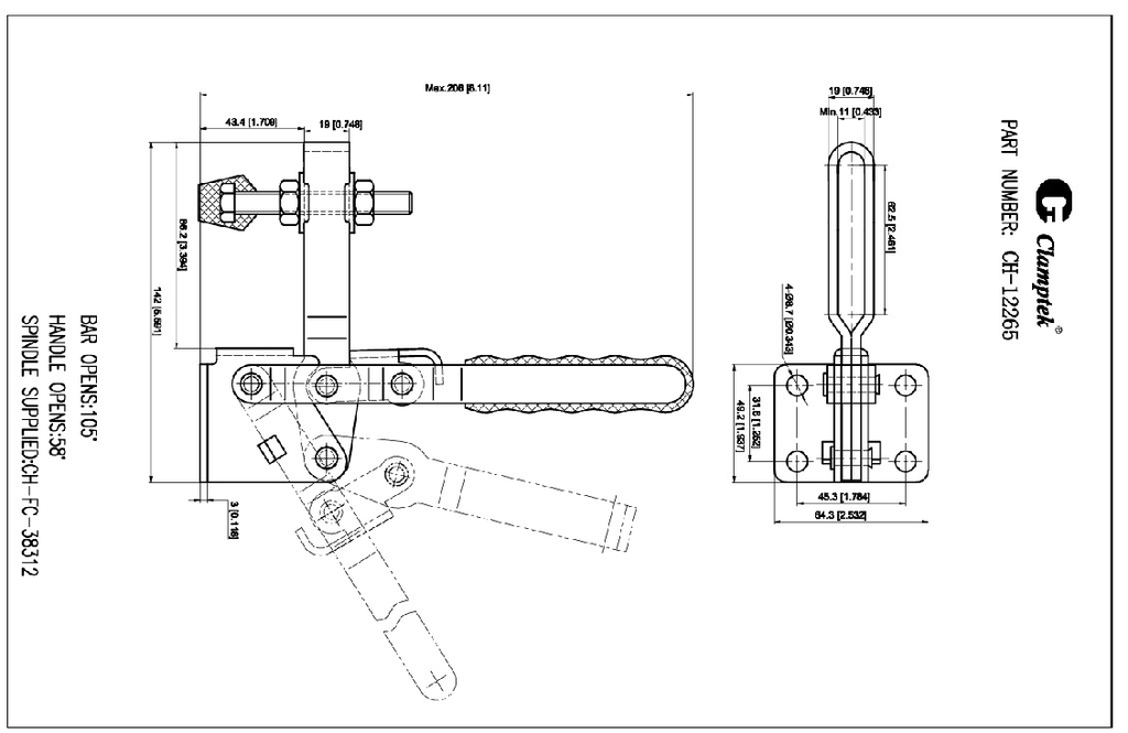 Kẹp định vị CH12265