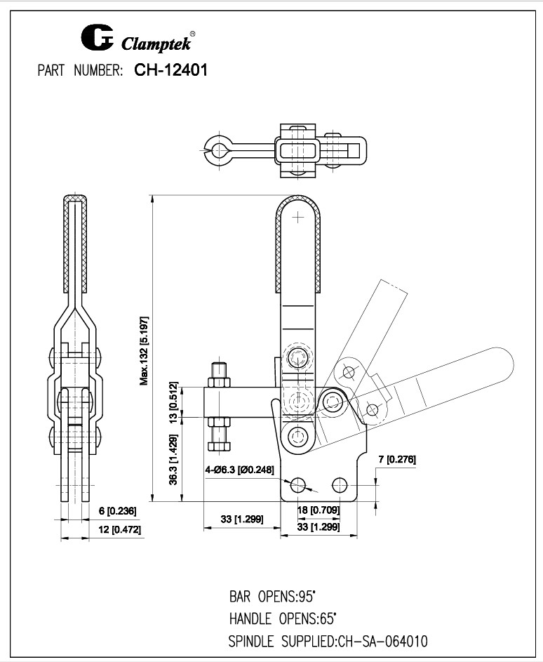 Kẹp định vị CH12401