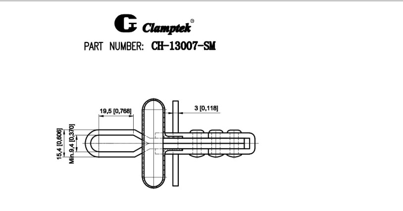 Kẹp định vị CH13007SM