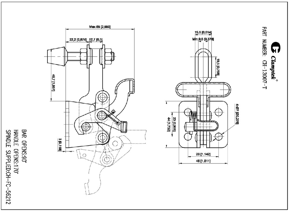Kẹp định vị CH13007T