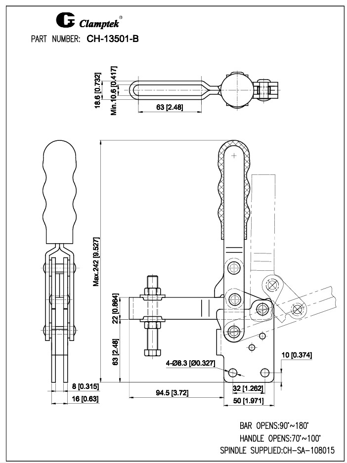 Kẹp định vị CH13501B