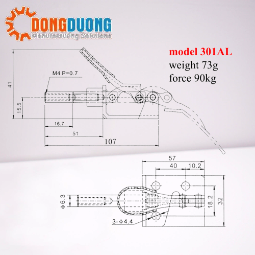 Cam kẹp GH301AL