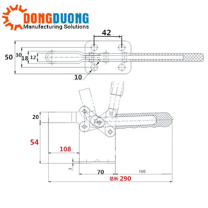 Cam kẹp GH200WL