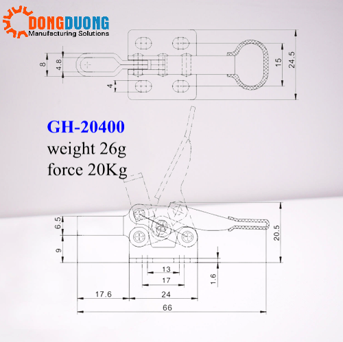 Kẹp ngang GH-20400