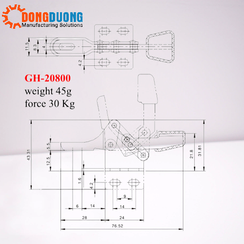 Cam kẹp GH20800