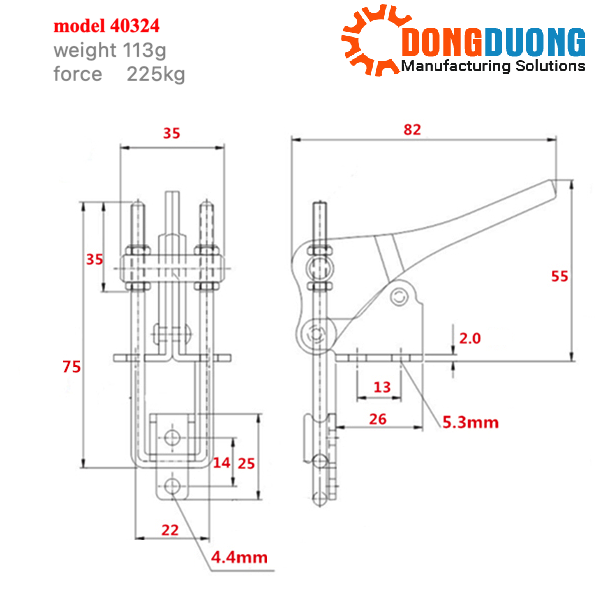 Cam kẹp GH40324