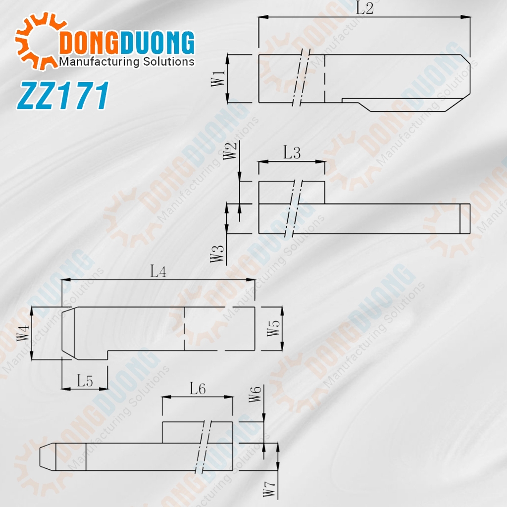 Khóa mặt phân khuôn ZZ171