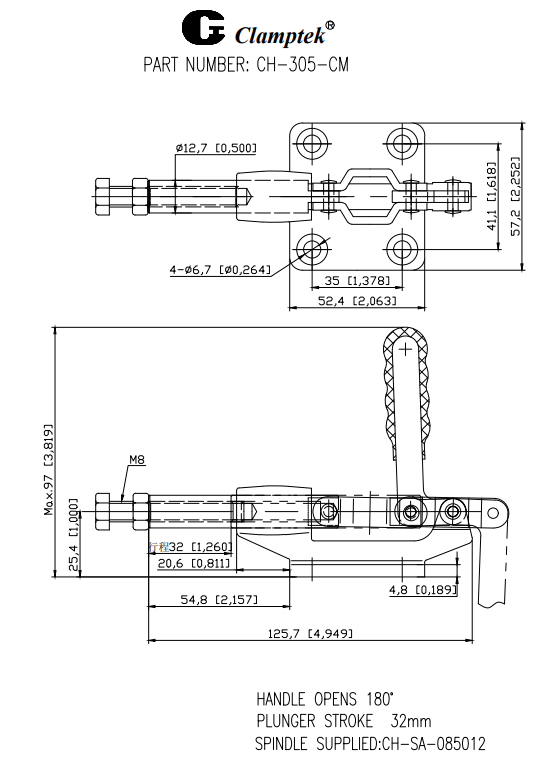 Kẹp định vị CH305CM