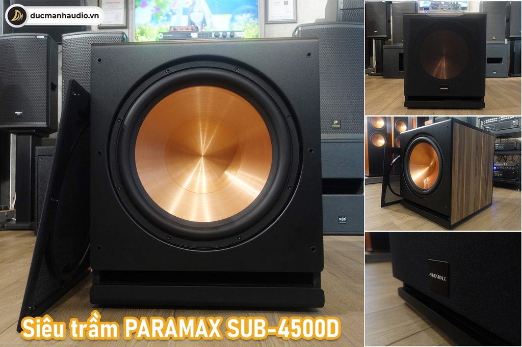 Loa siêu trầm Paramax Sub-4500D